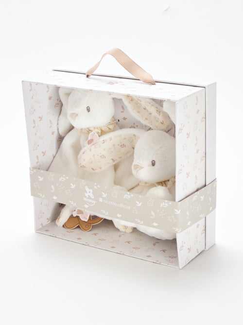 Coffret peluche lapin - Kiabi