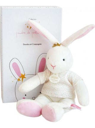 Coffret peluche Lapin étoile Poudre de PerliCoffret doudou (25 cm)