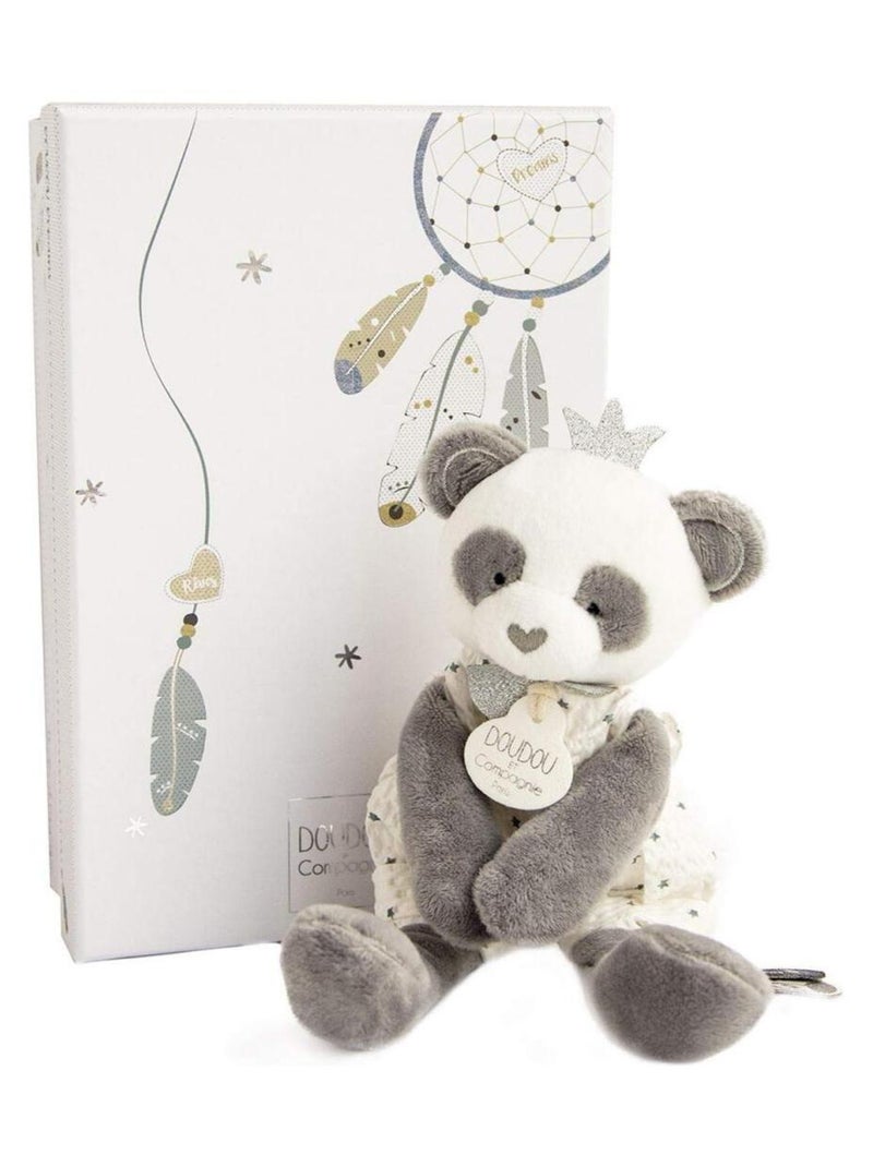 Coffret peluche Panda Attrape-rêves (20 cm) Gris - Kiabi