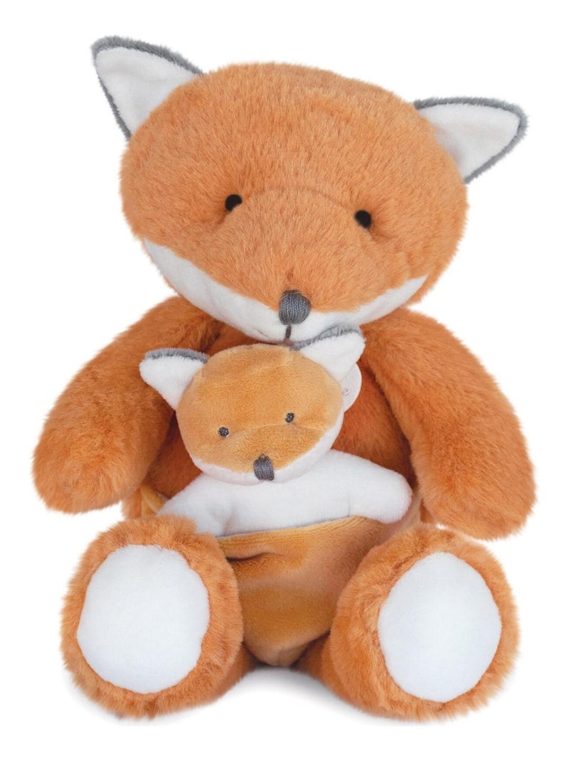 Coffret peluche renard Bébé & moi UNICEF (25 cm) Orange - Kiabi