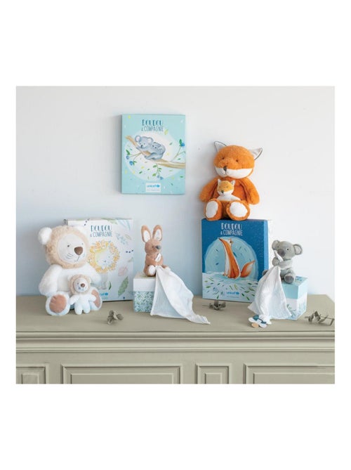 Coffret peluche renard Bébé & moi UNICEF (25 cm) - Kiabi