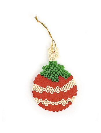 Coffret perles à repasser 12 décorations de Noël - Graine Créative