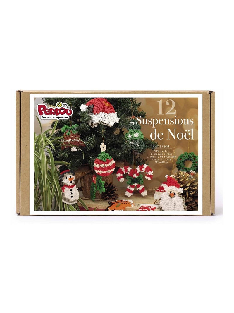 Coffret perles à repasser 12 décorations de Noël - Graine Créative Multicolore - Kiabi