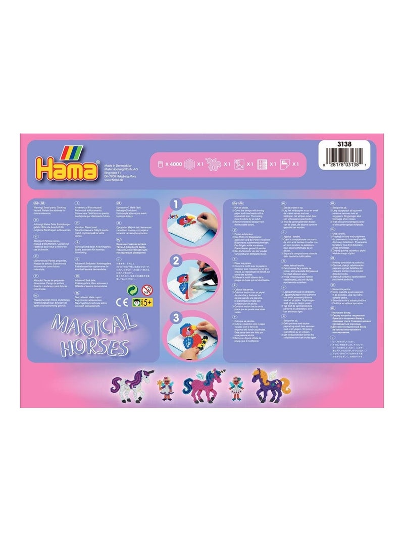 Coffret perles Chevaux magiques N/A - Kiabi