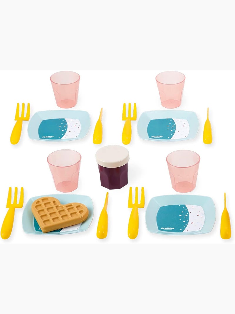 Coffret Petit Déjeuner - Ecoiffier Multicolore - Kiabi