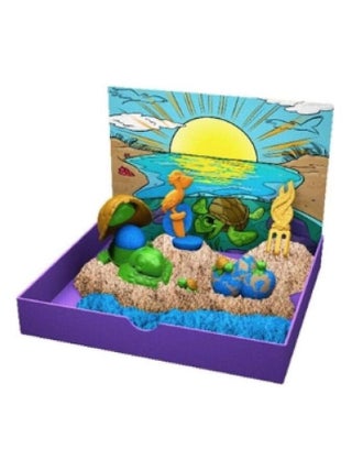 Coffret plage aux tortues 396 g kinetic sand