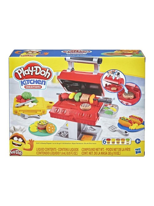 Coffret Play-Doh : Kitchen Creations Le roi du grill - Kiabi
