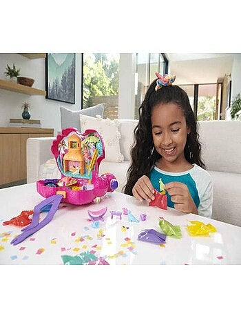 Coffret Polly Pocket : Flamant rose Surprises