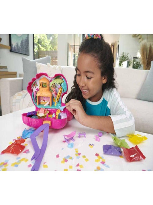 Coffret Polly Pocket : Flamant rose Surprises - Kiabi