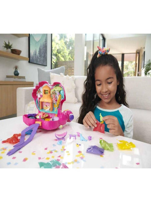 Coffret Polly Pocket : Flamant rose Surprises - Kiabi