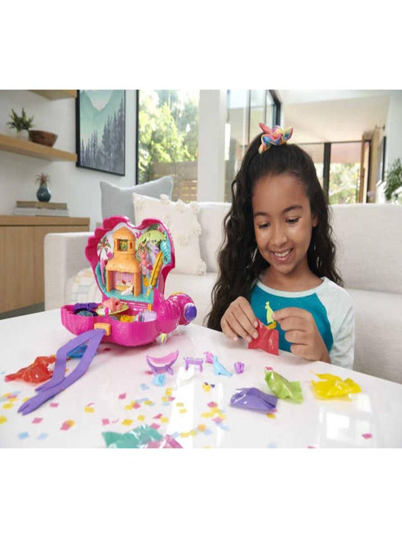Coffret Polly Pocket : Flamant rose Surprises Multicolore - Kiabi