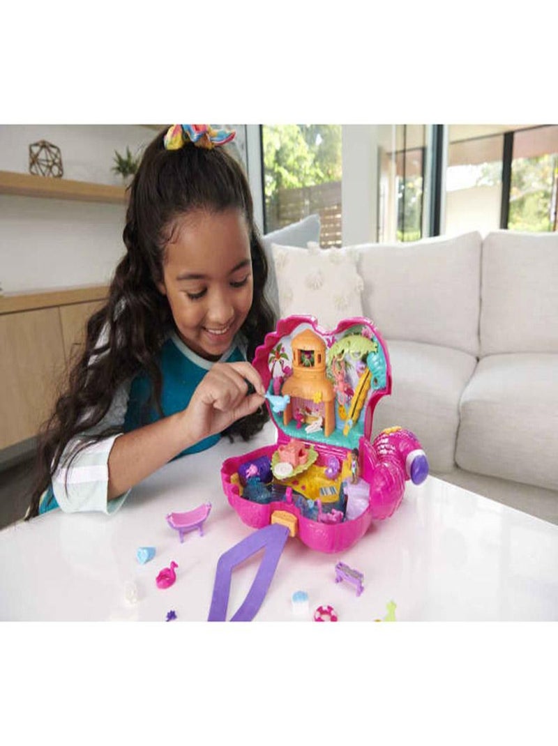 Coffret Polly Pocket : Flamant rose Surprises Multicolore - Kiabi