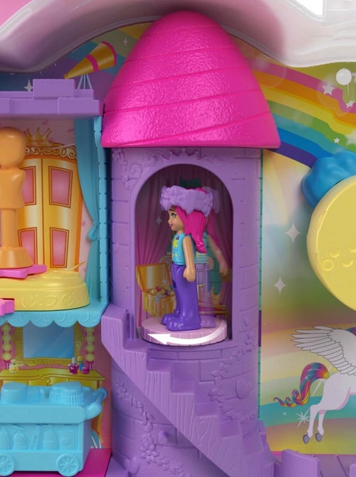 Coffret Polly Pocket : salon de coiffure Licorne arc en ciel - Kiabi