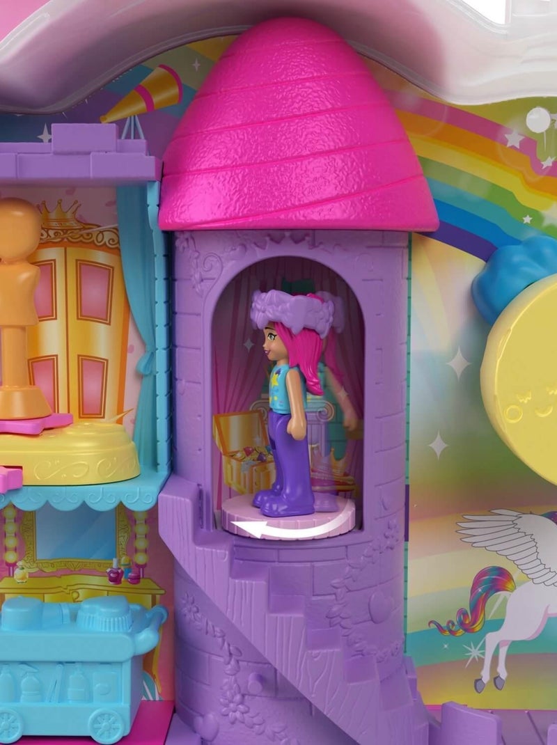 Coffret Polly Pocket : salon de coiffure Licorne arc en ciel N/A - Kiabi