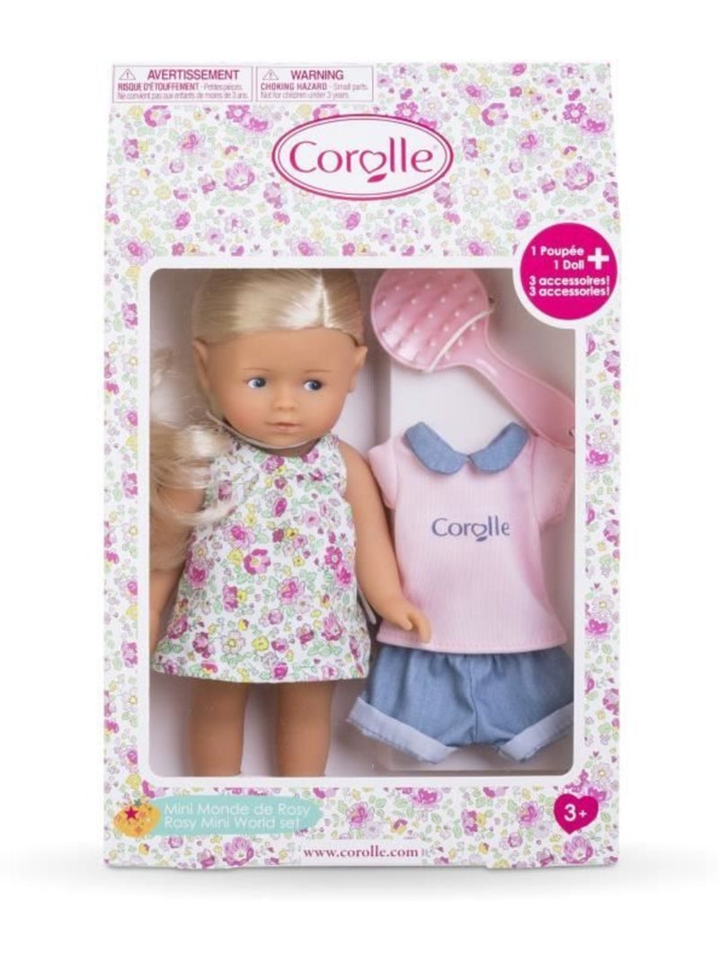 Coffret Poup?e Mini Corolline Mini Monde de Rosy Rose - Kiabi