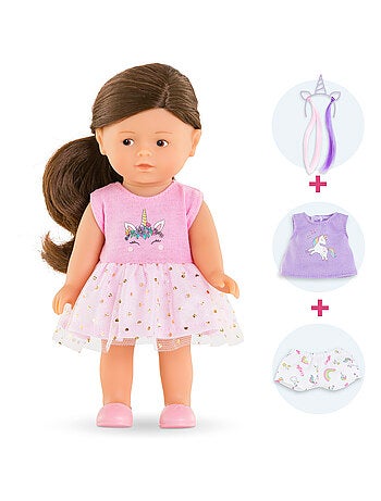 Coffret Poupée Mini Corolline Romy Licorne