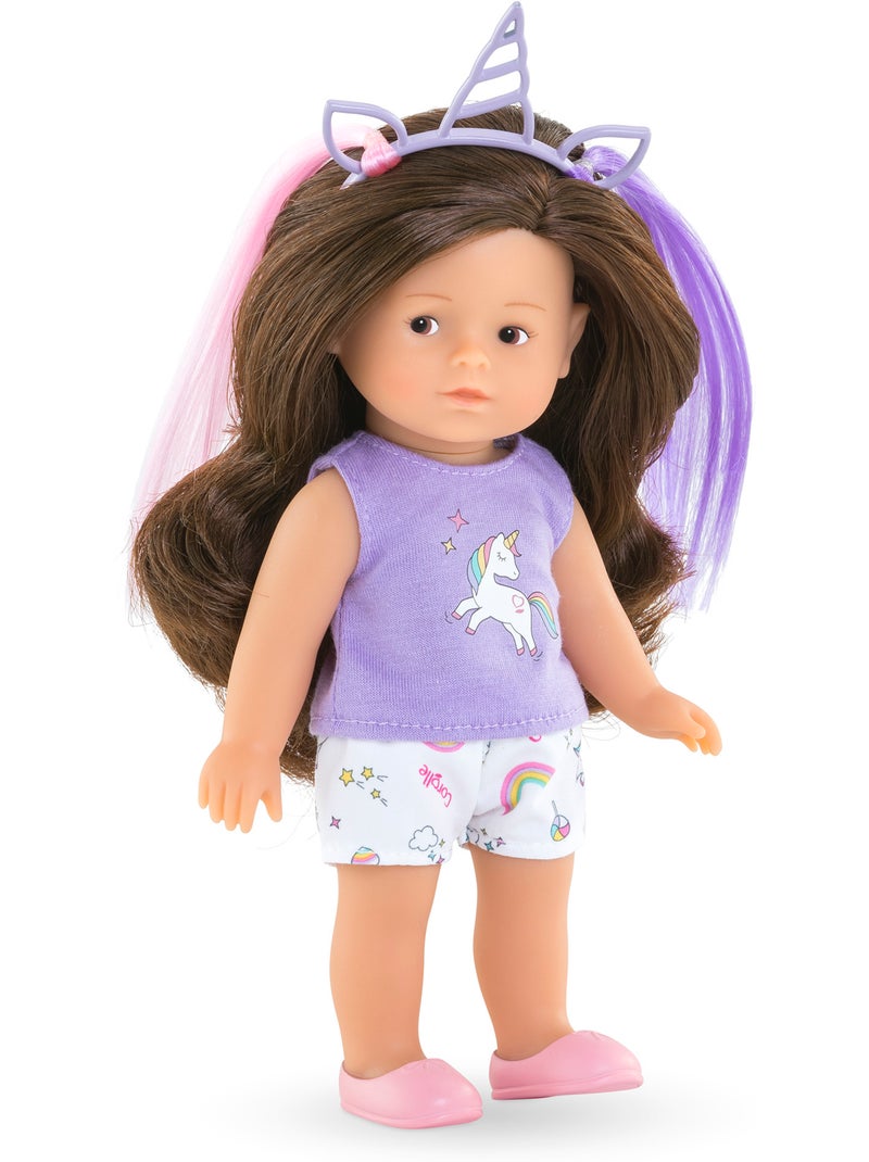 Coffret Poupée Mini Corolline Romy Licorne Rose - Kiabi