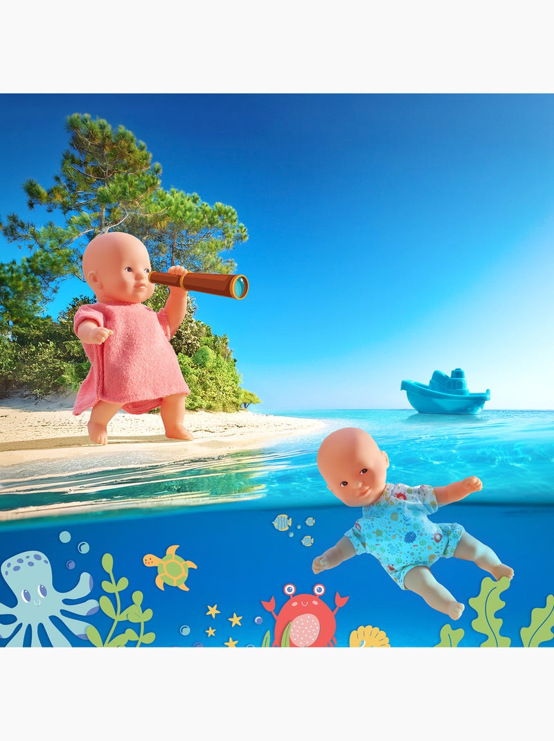Coffret Poupon Mini Bain Rose - Kiabi