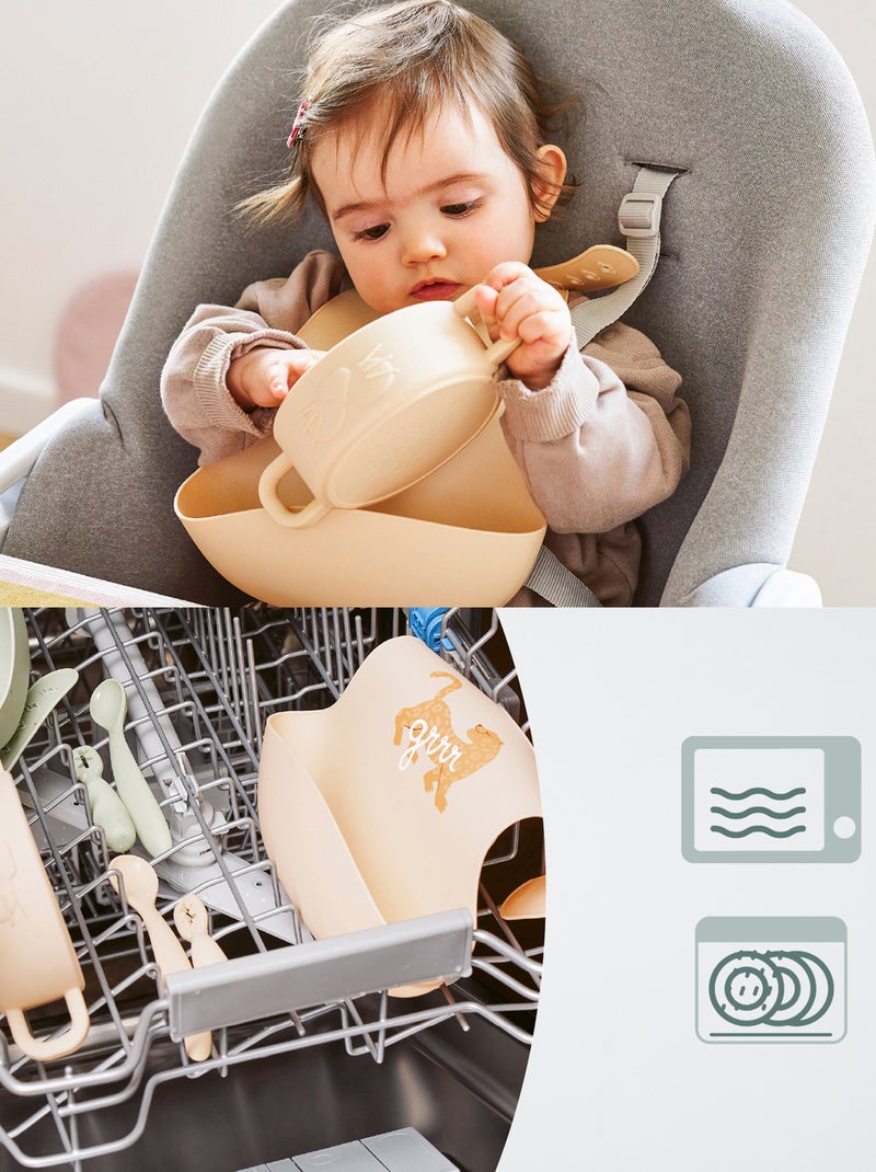 Coffret premiers repas tigre Beige - Kiabi
