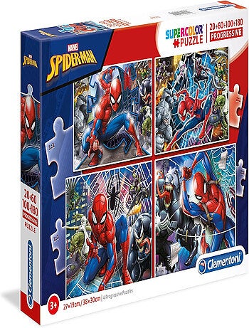 Coffret Puzzles Spiderman Marvel - Clementoni