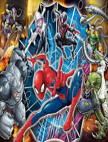 Coffret Puzzles Spiderman Marvel - Clementoni