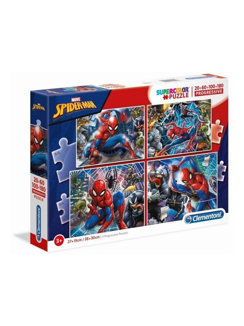 Coffret Puzzles Spiderman Marvel - Clementoni - Kiabi
