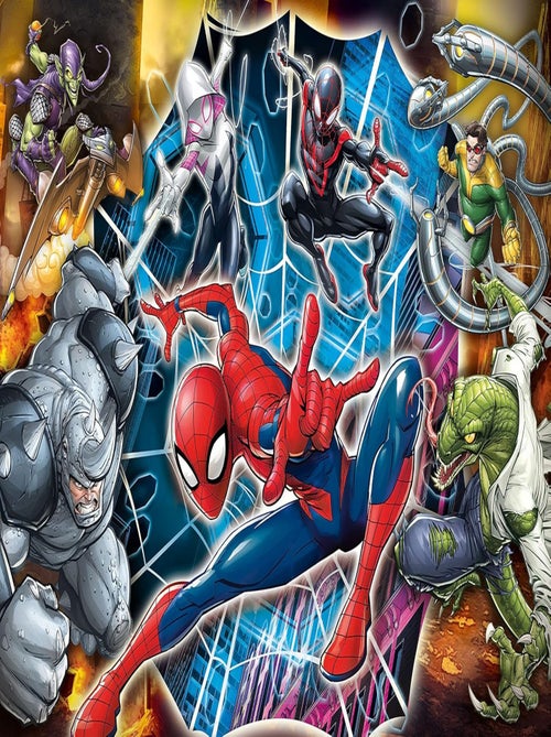 Coffret Puzzles Spiderman Marvel - Clementoni - Kiabi