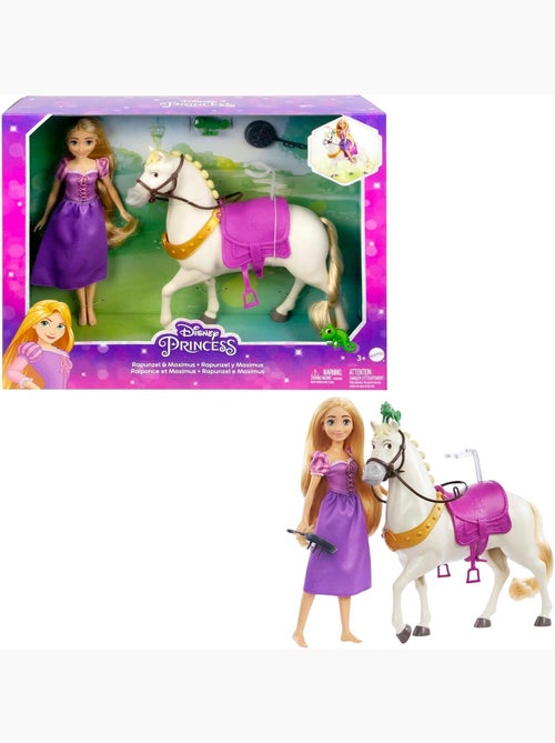 Coffret Raiponce Et Maximus - Disney Princess - Kiabi