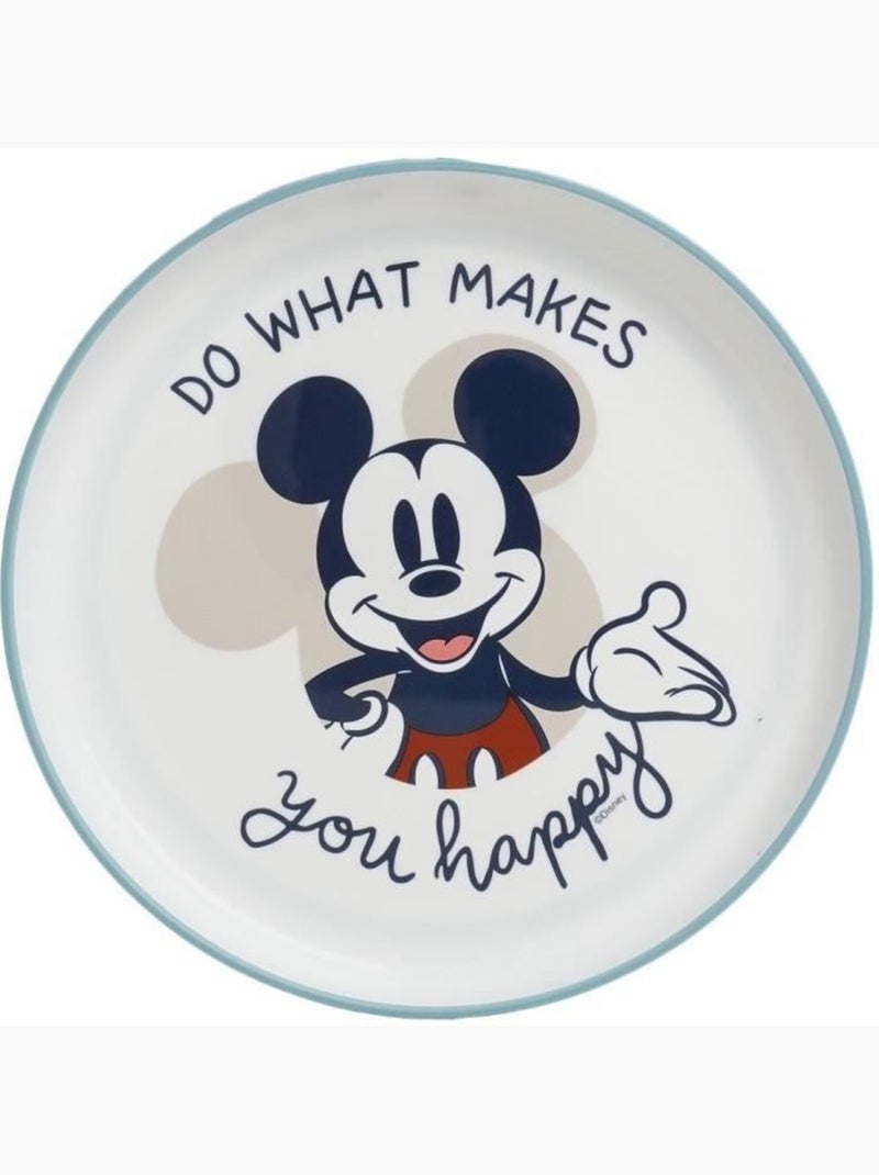 Coffret repas - thermobaby - 3 pièces - bol, assiette et gobelet - mickey Bleu - Kiabi