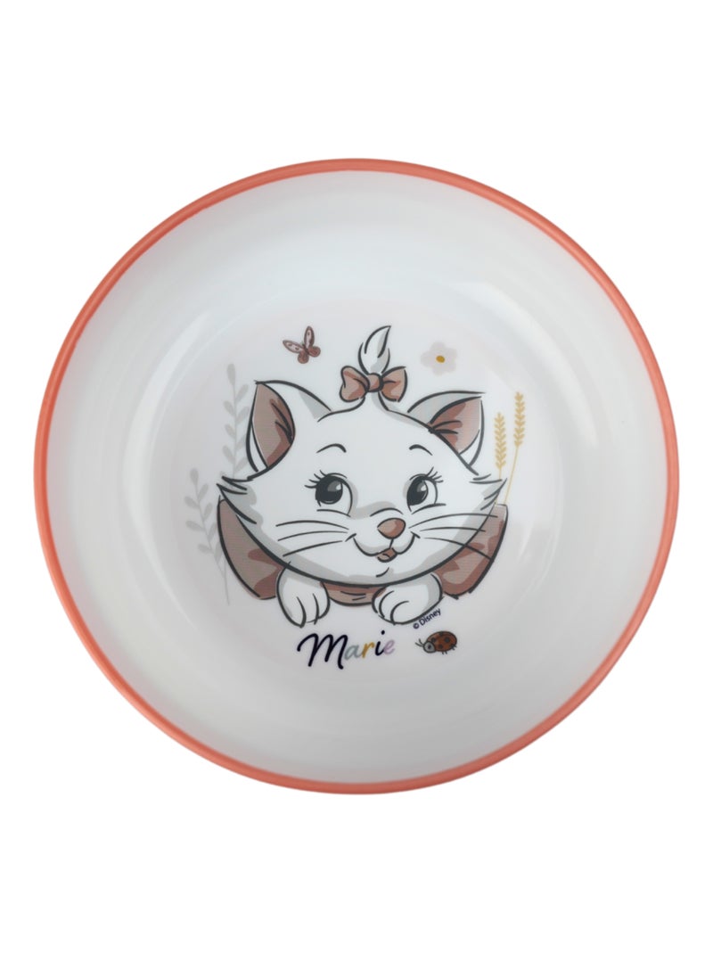 COFFRET REPAS 3 PIECES GOBELET / BOL / ASSIETTE ANTI-DERAPANTS ARISTOCHATS Rose - Kiabi