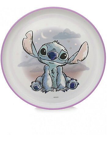 COFFRET REPAS 3 PIÈCES GOBELET + BOL + ASSIETTE ANTIDÉRAPANTS LILO et STITCH