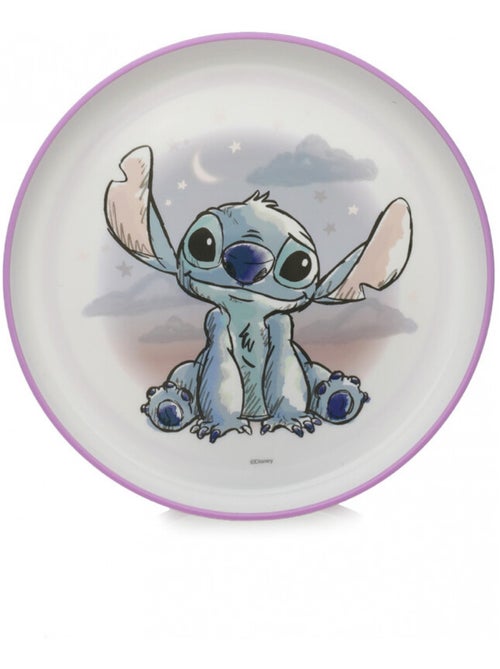 COFFRET REPAS 3 PIÈCES GOBELET + BOL + ASSIETTE ANTIDÉRAPANTS LILO et STITCH - Kiabi