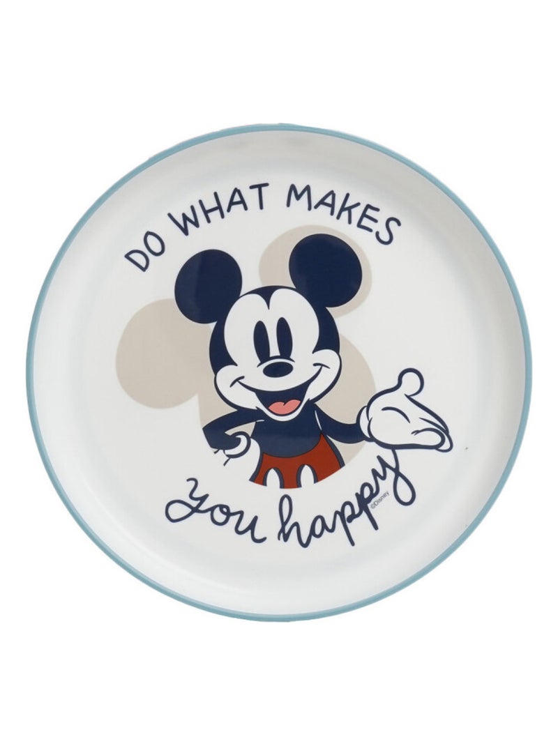 Coffret repas 3 pièces gobelet/bol/assiette MICKEY Bleu - Kiabi