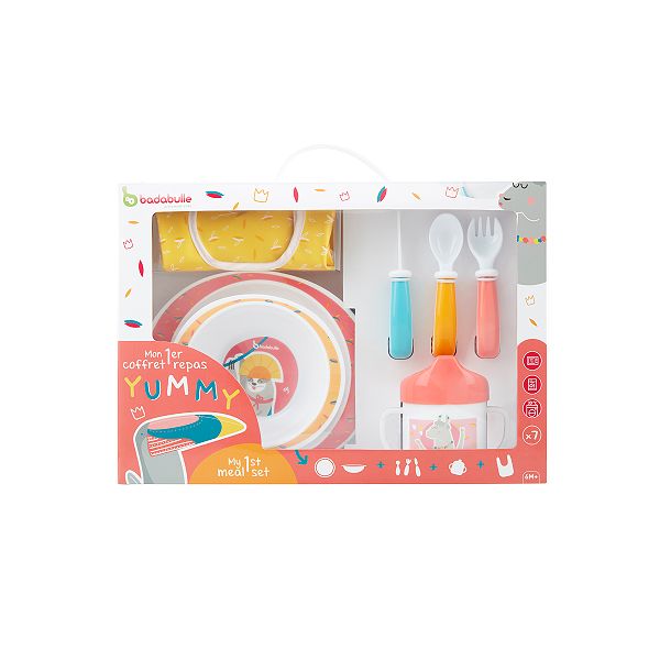 Coffret Repas Badabulle Bebe Fille Rose Kiabi 27 00