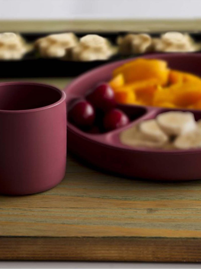 Coffret repas comme un grand, Assiette Cuillère Bavoir Minikoioi Vert - Kiabi