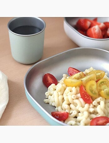 Coffret repas en inox micro-ondable - vert sauge