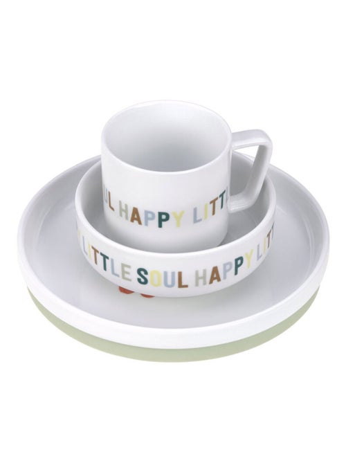 Coffret repas en porcelaine Happy Fruits - Kiabi
