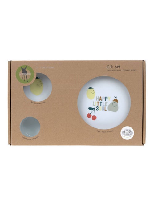 Coffret repas en porcelaine Happy Fruits - Kiabi