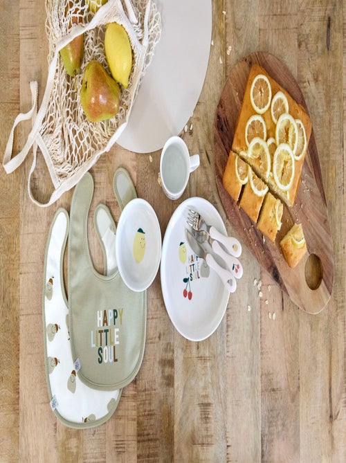 Coffret repas en porcelaine Happy Fruits - Kiabi