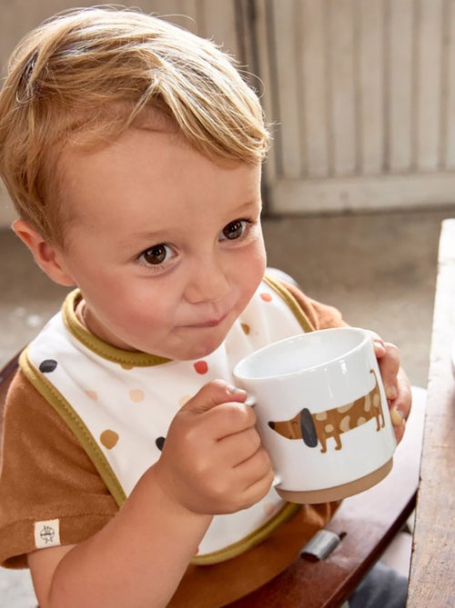 Coffret repas en porcelaine Little Mateys Bleu Royal - Kiabi