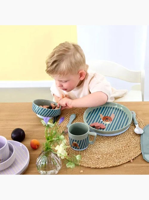 Coffret repas en porcelaine Tiny Team Dog - Kiabi