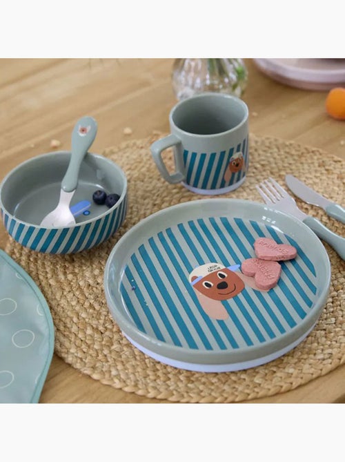 Coffret repas en porcelaine Tiny Team Dog - Kiabi