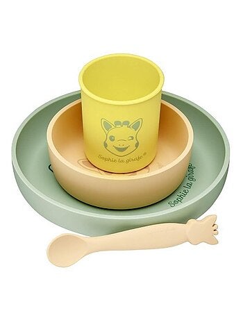 Coffret repas en silicone Pastel (4 pièces)
