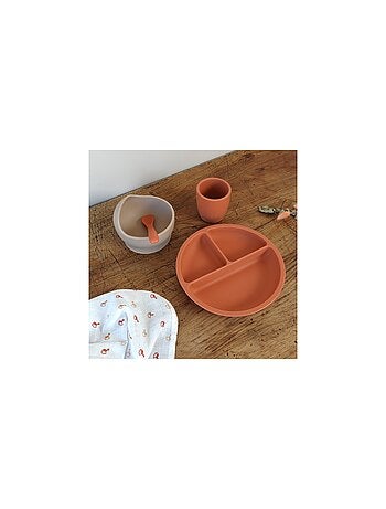 Coffret Repas En Silicone Pour Bébé - 4 Pièces
