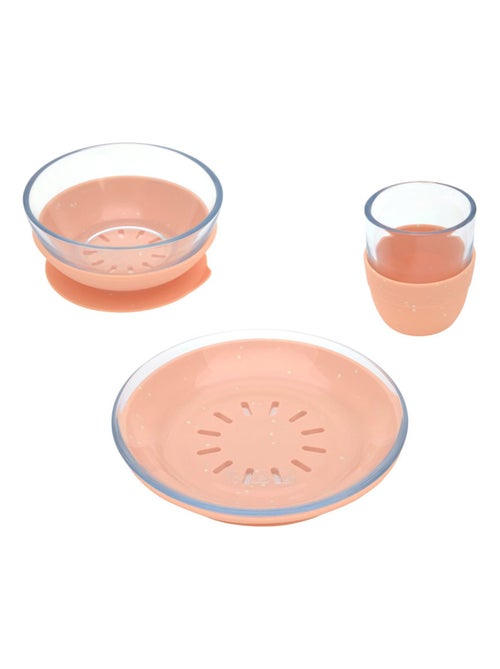 Coffret repas en verre / silicone - Kiabi