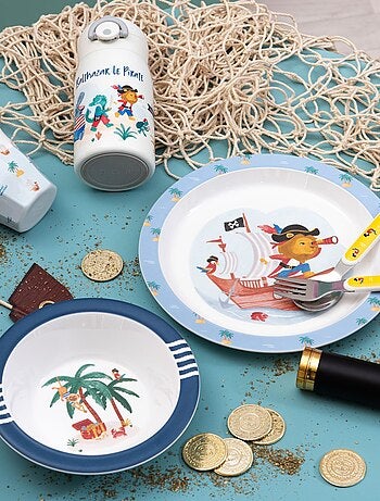 Coffret repas enfant 5 pièces ILE AUX PIRATES