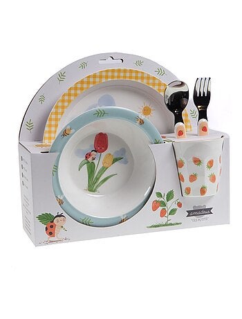 Coffret repas enfant 5 pièces PRINTEMPS