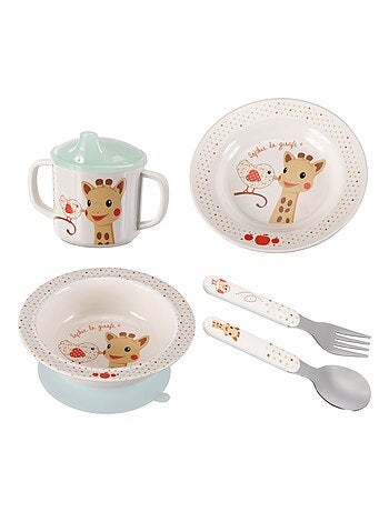 Coffret repas Kiwi de Sophie la girafe (5 pièces)