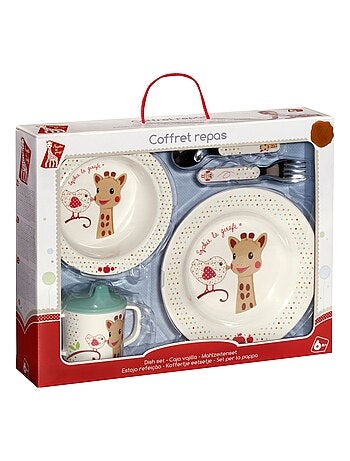 Coffret repas Kiwi de Sophie la girafe (5 pièces)