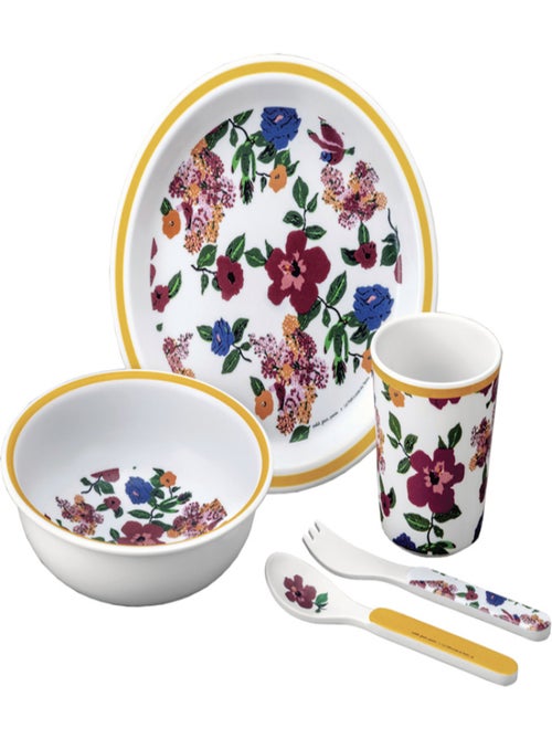 Coffret repas Le Petit Lucas Du Tertre Hibiscus (5 pièces) - Kiabi